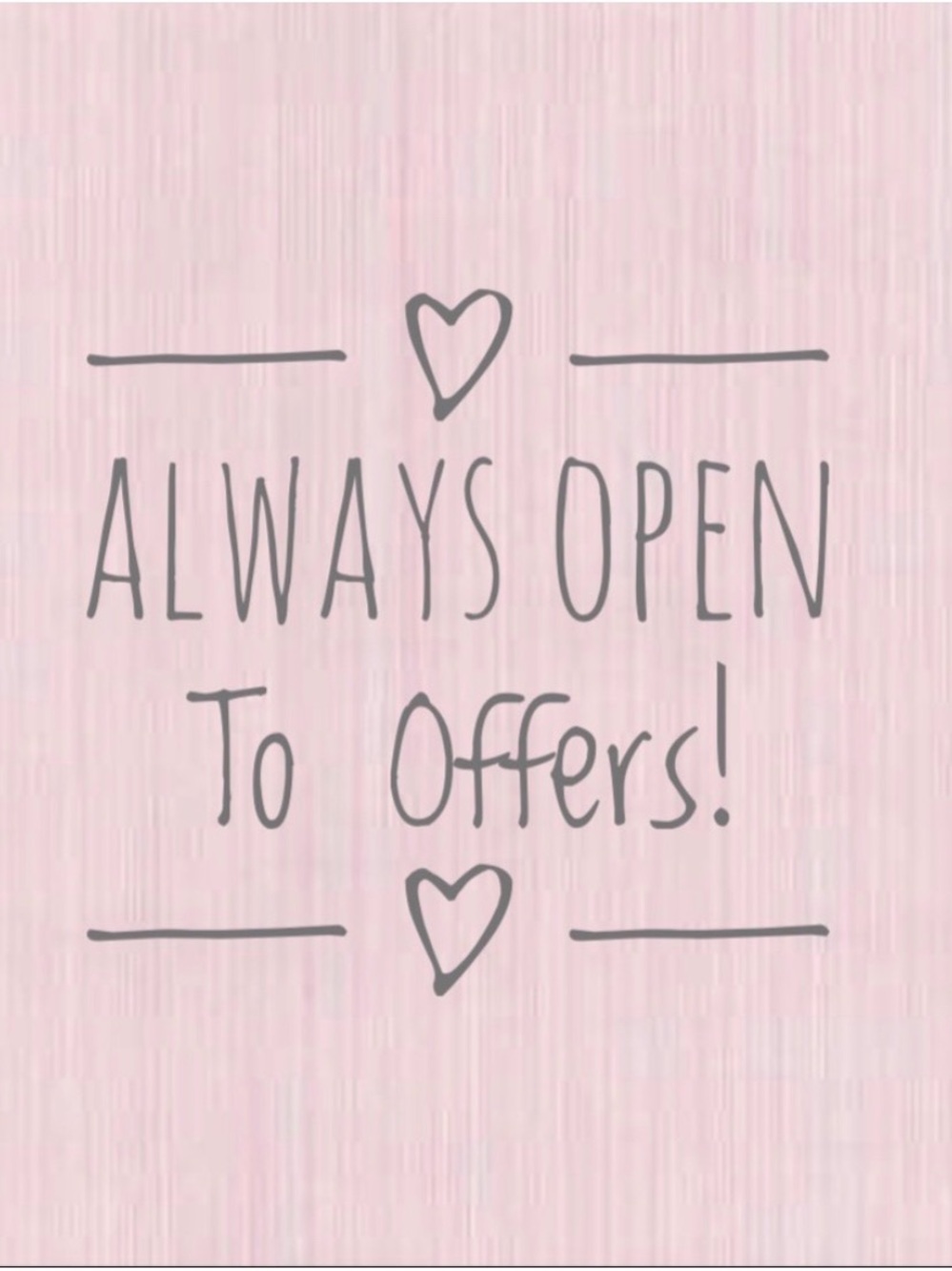 Channing is always open to respectful offers 💝